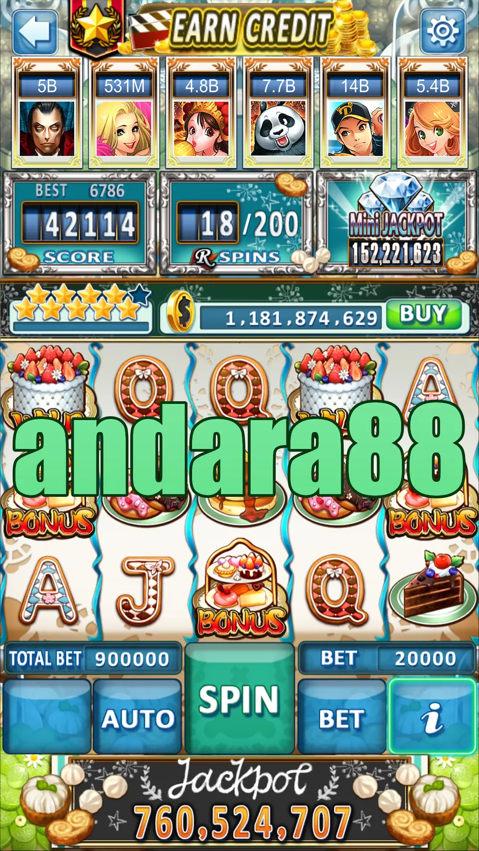 andara88 Tangkapan Layar - APK Resmi